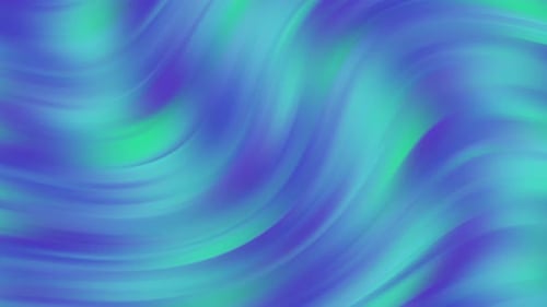 Abstract Fluid Motion Background with Blue Green Hues