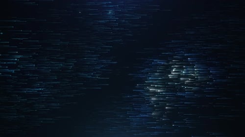 Futuristic Digital Stream Background Loop