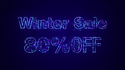 Futuristic Neon Digital Text Reveal Animation