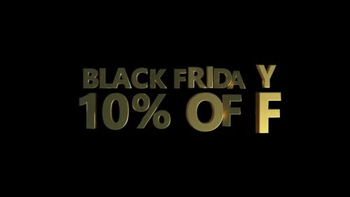 Black Friday 10% Off