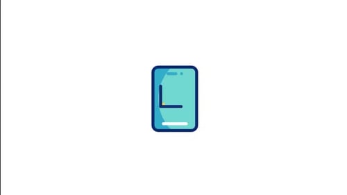 Animiertes Symbol für Datenvisualisierung