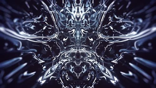 Dynamische Chromreflexionen VJ Loop