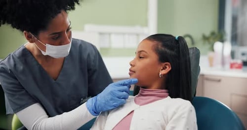 Child's Dental Examination by Medical Professional