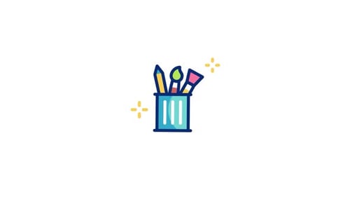 Animiertes Painttools-Symbol