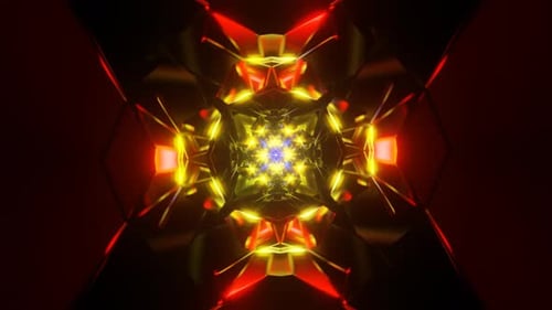 Luzes de néon pulsantes criam um fundo de VJ hipnotizante