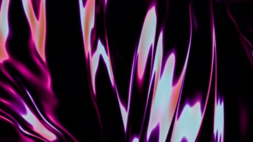 Vibrant Abstract Liquid Flow Neon Background