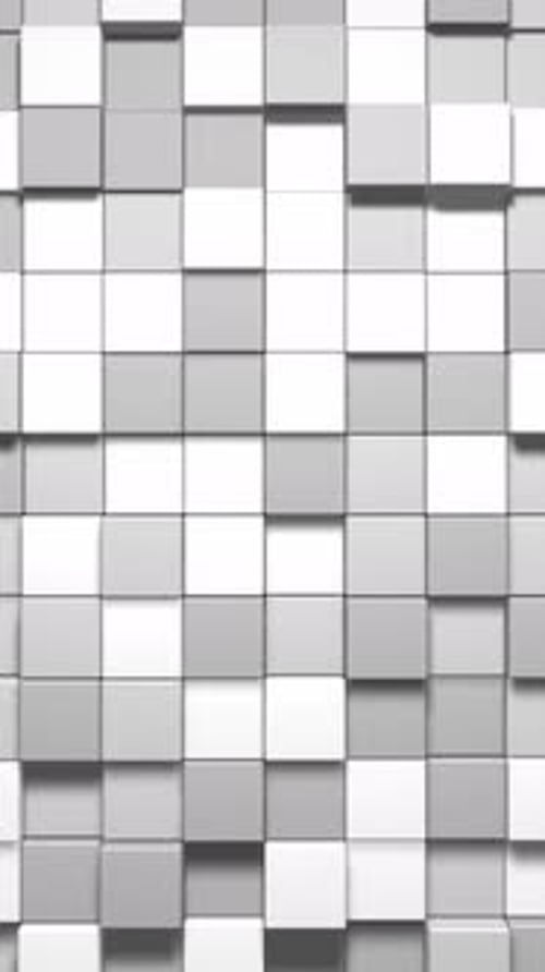 3D Abstract cubes loop