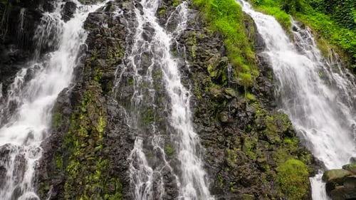 Beautiful Tropical Waterfall Philippines Mindanao