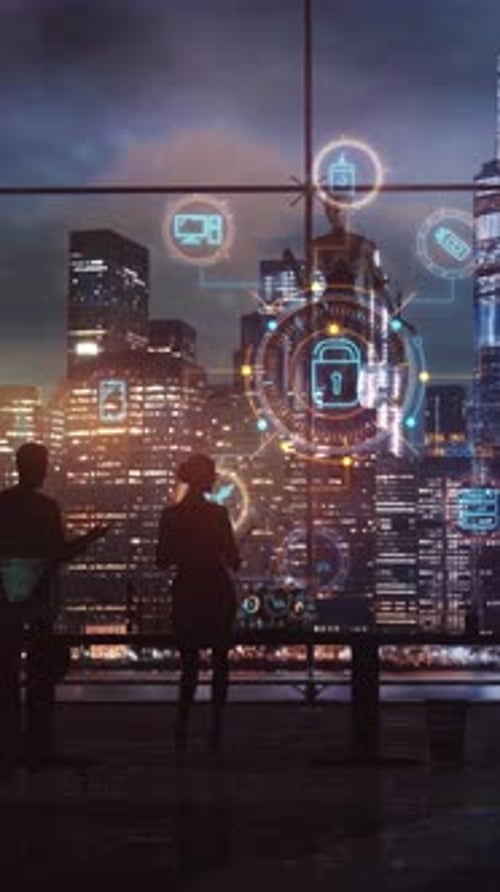 Datenschutz mit künstlicher Intelligenz 3D Render