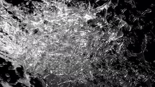 Realistic Water Splashes with Alpha Channel