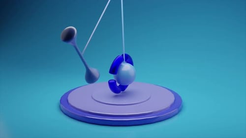 Animación de formas de bucles 3D de Física