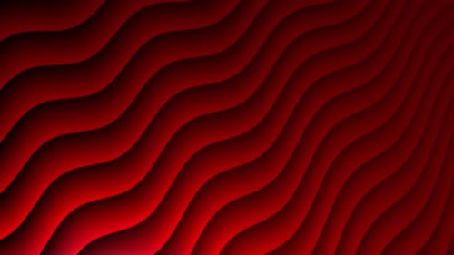 Abstract Red Fluid Wavy Loop Background