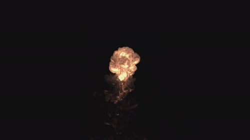 Realistic Fire and Smoke Explosion Visual Effect