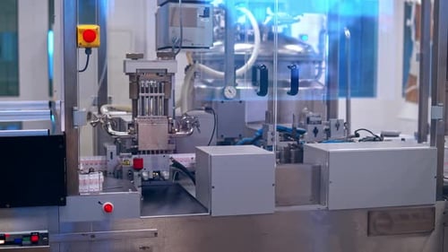 Factory for production of medicines.