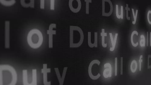 Call Of Duty Grid-Bildschirmbewegungshintergrund