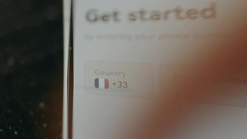 Flag of France and Telephone Country Code