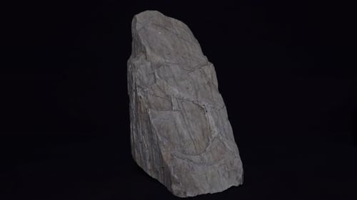 Natürlicher Naturstein mit zerrissener Kante zur Dekoration.