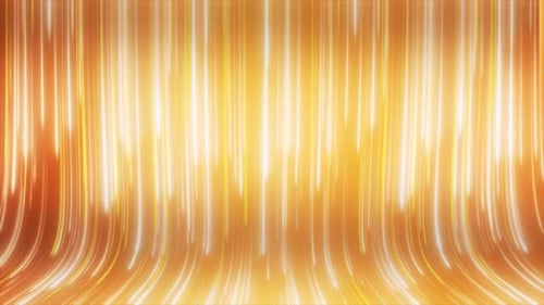 Golden Abstract Light Trails Background Animation
