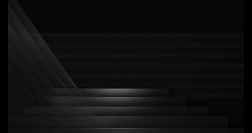 Dark Geometric Layers with Elegant Light Reveal Background