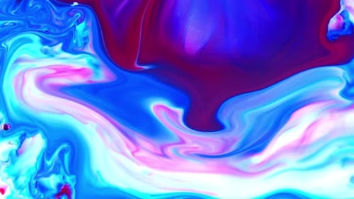 Abstrakte bunte Tintenbewegungen breiten sich auf Wasser aus Textur 661