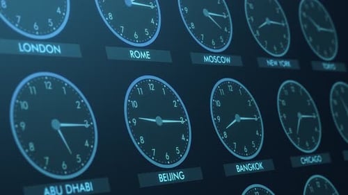 time zone clocks