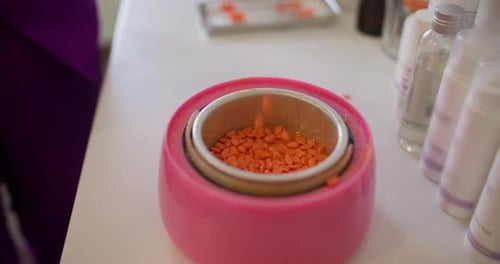 Wax Granules Skincare Product Hand Melting Heater