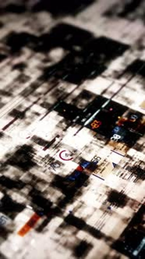 Futuristic Data Matrix Simulation Background 13