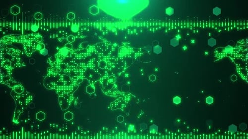 Breaking News Background Tech V04