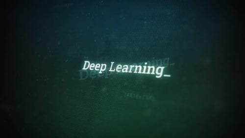 Apprentissage en profondeur sur un message d'écran numérique sur des écrans d'ordinateur V03