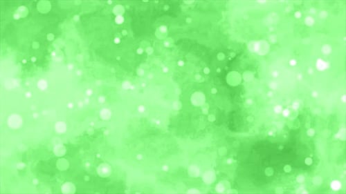4K Green Particle Bokeh Effect | Luxury Abstract Background Loop