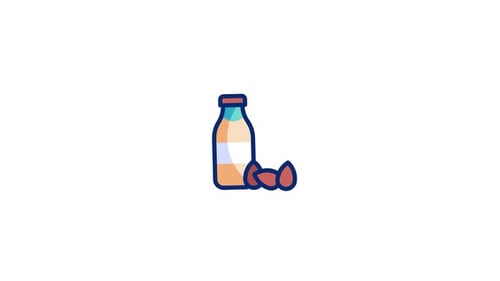Almondmilk Animated Icon