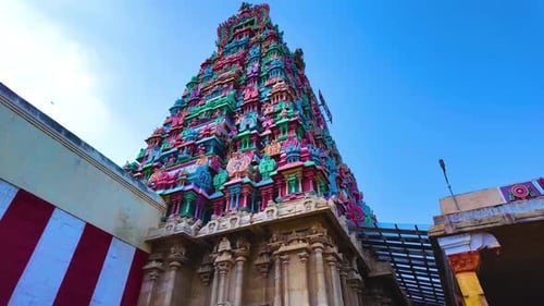 Hindu Temple - Close Up Shot