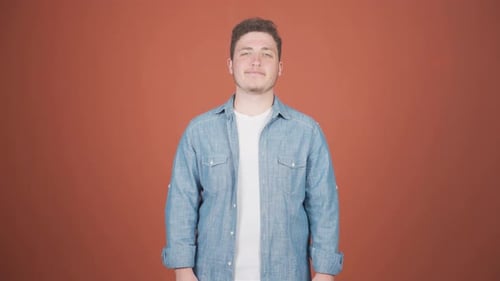 Man smiling at camera