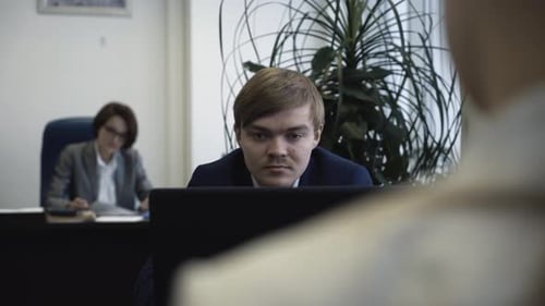 Office Workers Having a Business Meeting