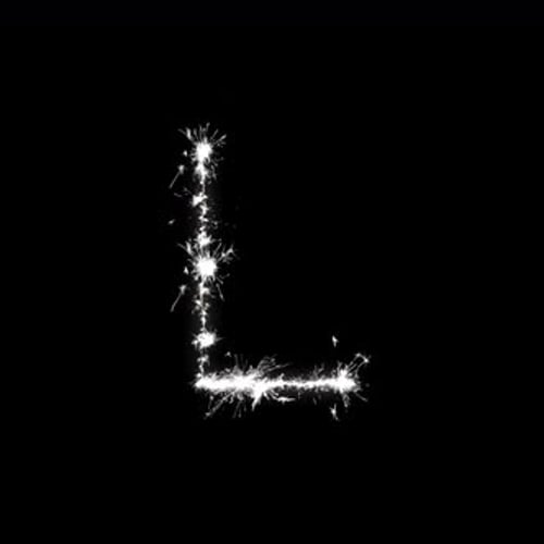 Animated Sparkler Letter L Reveal