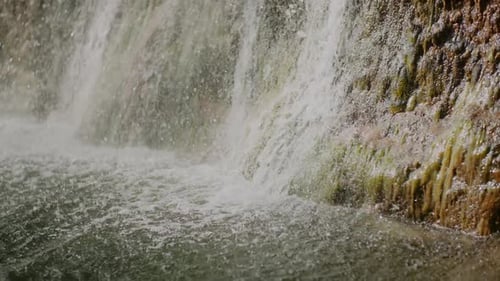 Beautiful Waterfall Fresh Water Cascade Nature