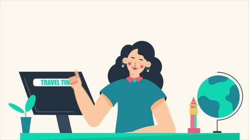 Travel Agency Choose Best Travel Trips For Customers 4K