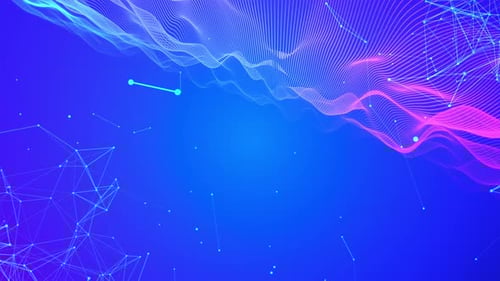 Blue Plexus Technology Network Interface Background Loop V4