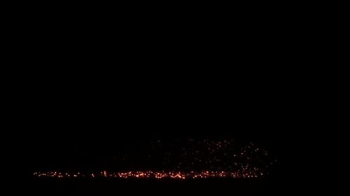 Glowing Particle Stream Animation Effect