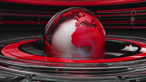 24 News Red Background