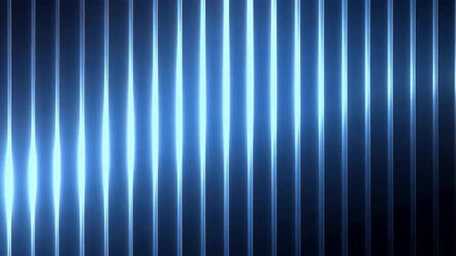 Glowing, vertical, light blue lines. Dynamic, abstract design. Modern, futuristic aesthetic