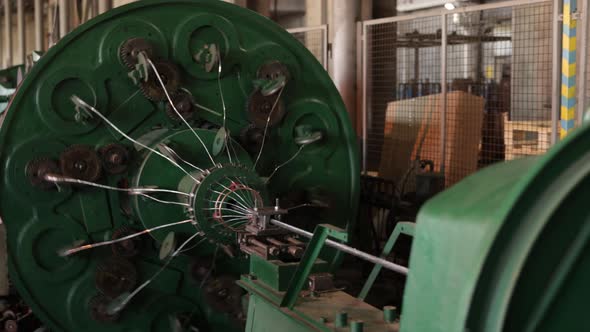 Wire Twisting Cable Factory Extrusion Process, Industrial Stock Footage ...