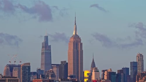 Captivating skyline of New York City, captured from New Jersey's shores