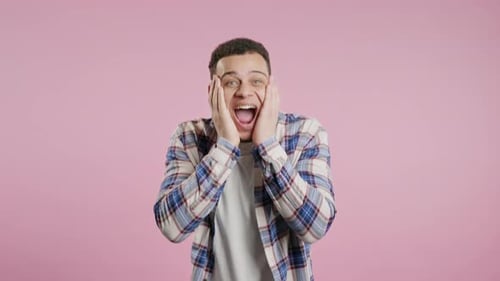 Man Has Excited Reaction