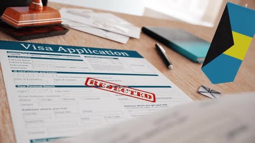 Bahamas Visa Application Rejected