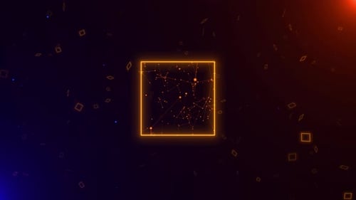 Spheres Floating in Motion Geometric Background for Trendy Concept Abstract Texture with Circles and