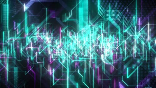 Grid Sci-Fi Background