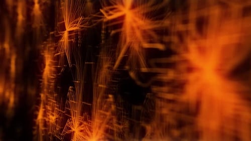 Abstract Glowing Tech Lines Background