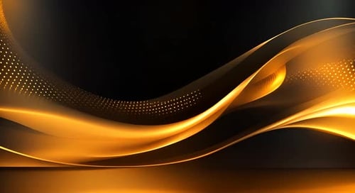 Black luxury corporate background with golden lines