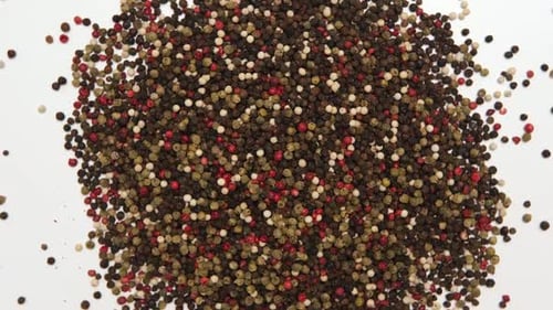 Peppercorn Food Spices Mix Colorful Peppercorns Mixed Pepper Dry Berries Concept of Fresh Spices for